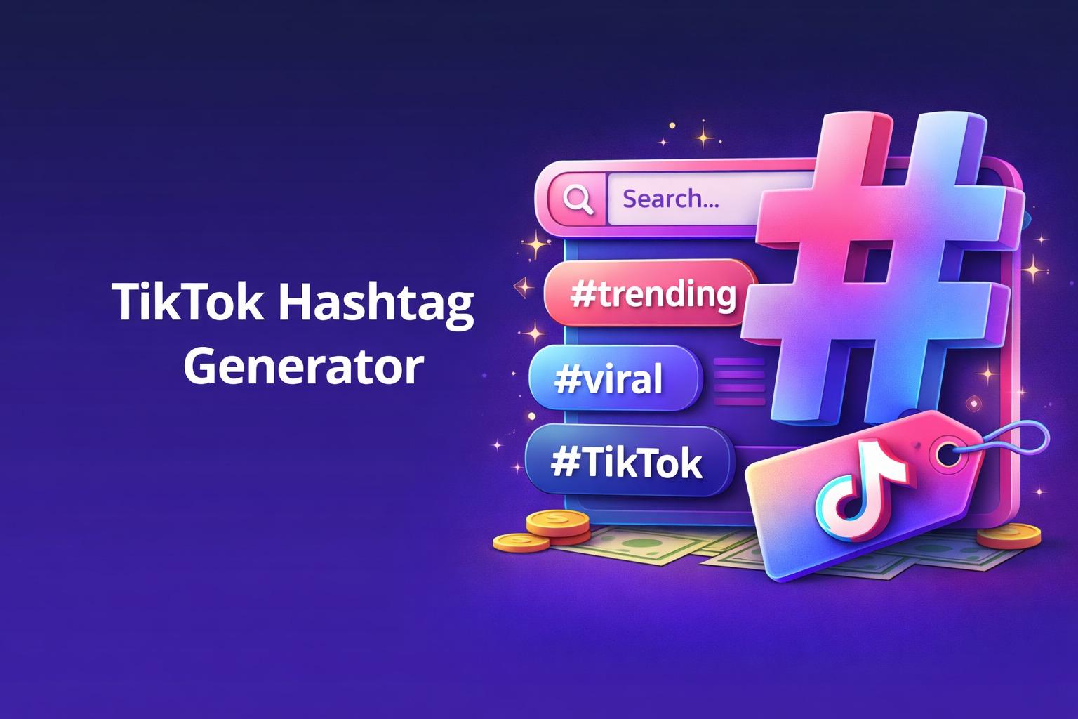Free TikTok Hashtag Generator - Improve Your Reach with Dashbone Advanced Hashtag Tool