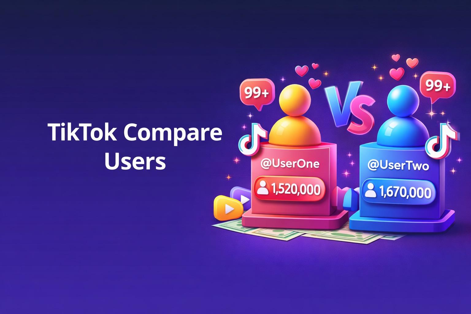 Compare TikTok Creators Side by Side